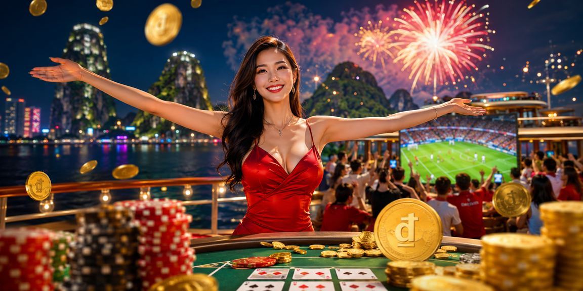 Trải nghiệm baccarat trực tuyến tại 3560 với khung cảnh vịnh Hạ Long