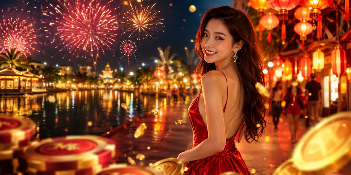 Khung cảnh chợ đêm Mũi Né với người dùng kiểm tra kết quả cược
